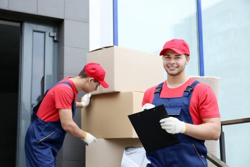 Local moving team helping with furniture transport in Hackney