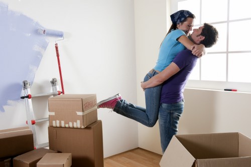 Movers Hackney team preparing a local residential move in Hackney