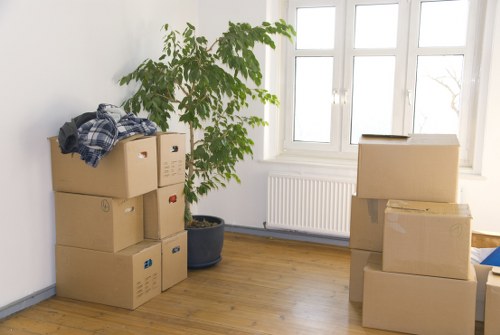 Team lifting and handling items with care