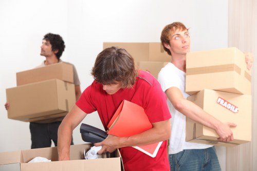 Customer confirming a moving booking and service details