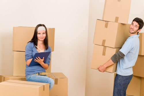 Van loading support for a move in East London